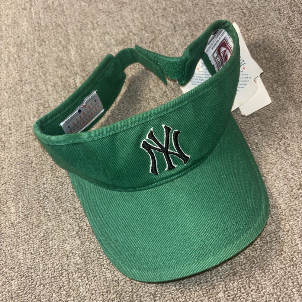 Vintage New York Yankees Visor NWT Green MLB One Size